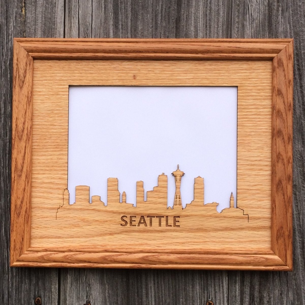 City Skyline Picture Frame - 8x10 Frame Hold 5x7 Photo