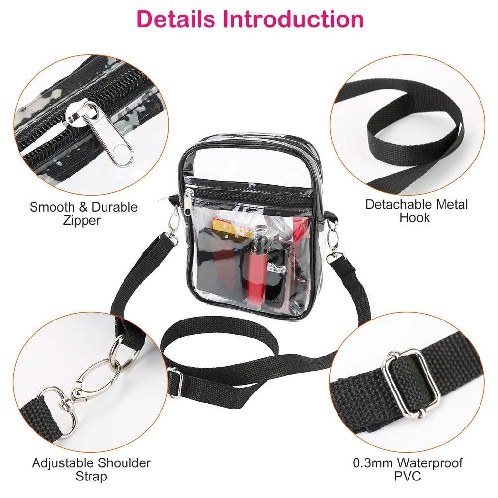 Clear Crossbody Bag Stadium Approved