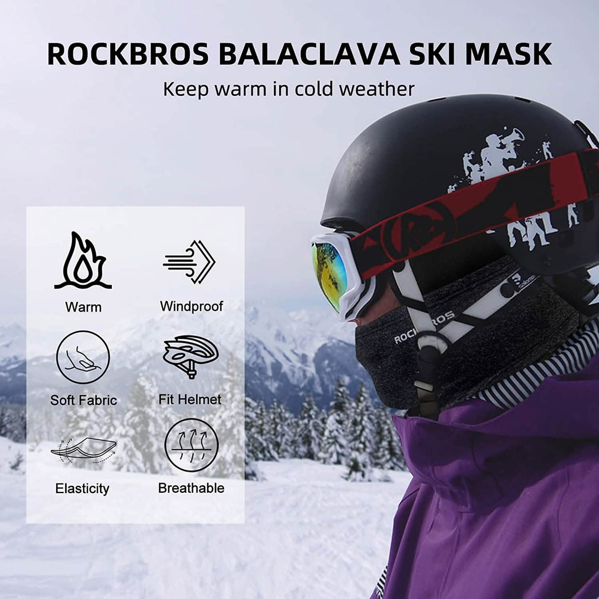 Cold Weather Ski Mask for Men