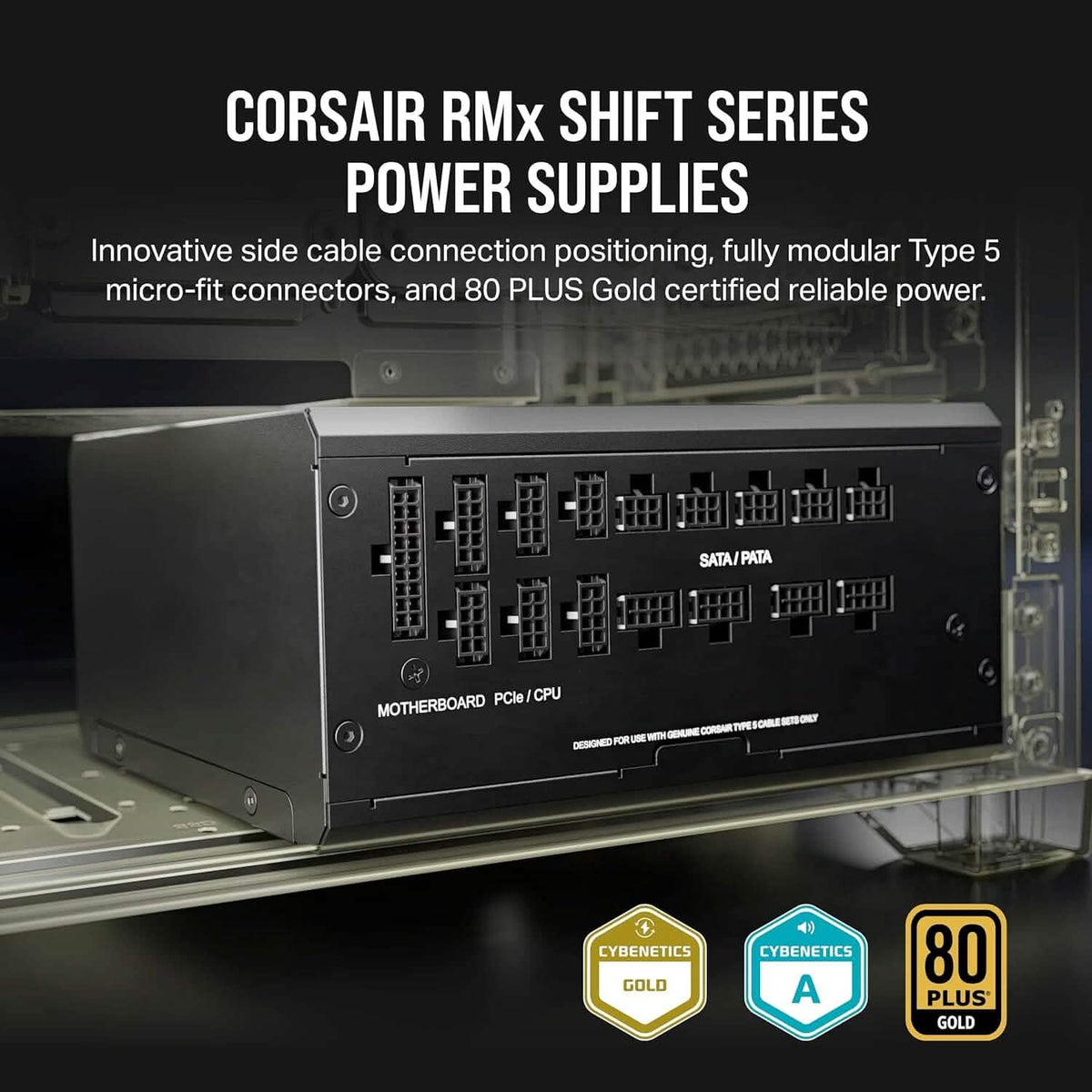Corsair RM1200x Shift Fully Modular ATX Power Supply (Refurbished)