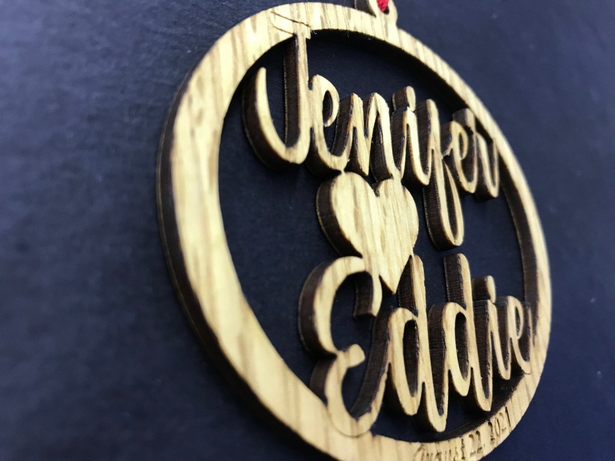 Couple's Name Ornament