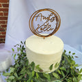 Couples Names Wedding Cake Topper