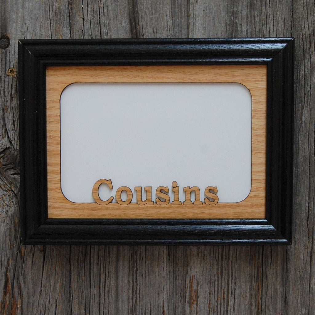 Cousins Picture Frame - 5x7 Frame Holds 4x6 Photo