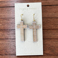 Cross Dangle Earrings