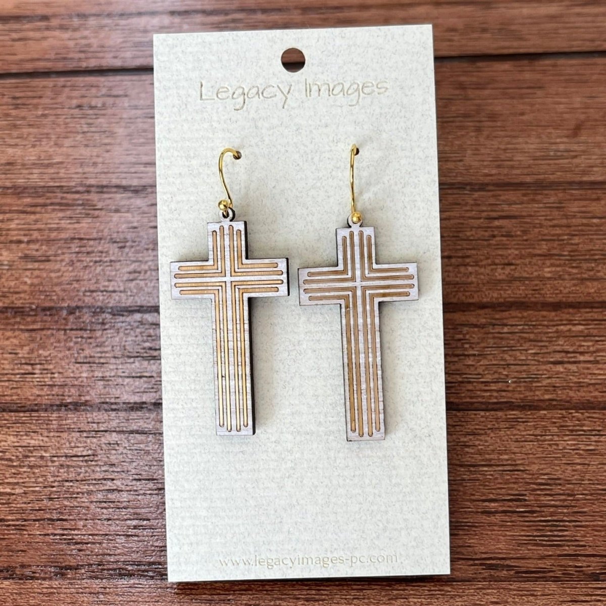 Cross Dangle Earrings