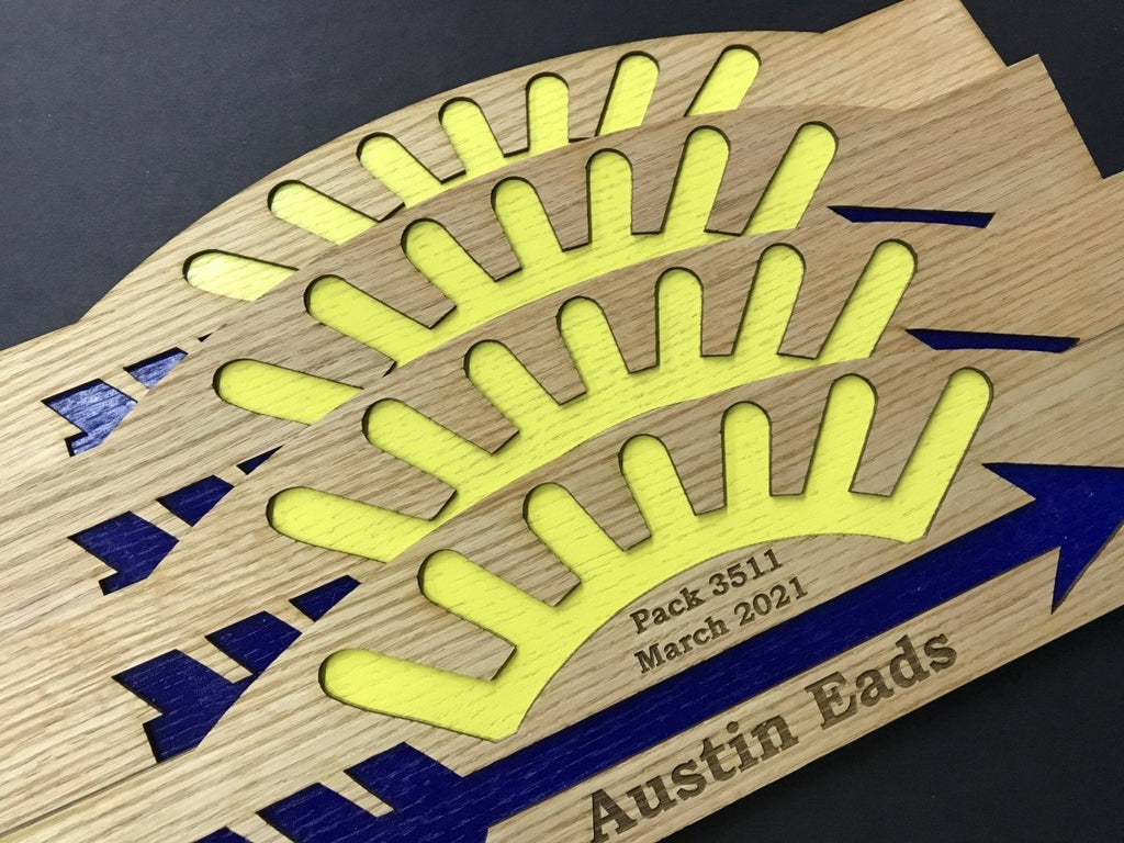 Cub Scout Arrow of Light Award Plaque