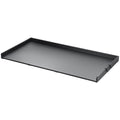 Washer Dryer Countertop, 27.5" Depth x 54" Width, Washer Dryer Wood Top for Laundry Room Organization with Edge Rails(Black)