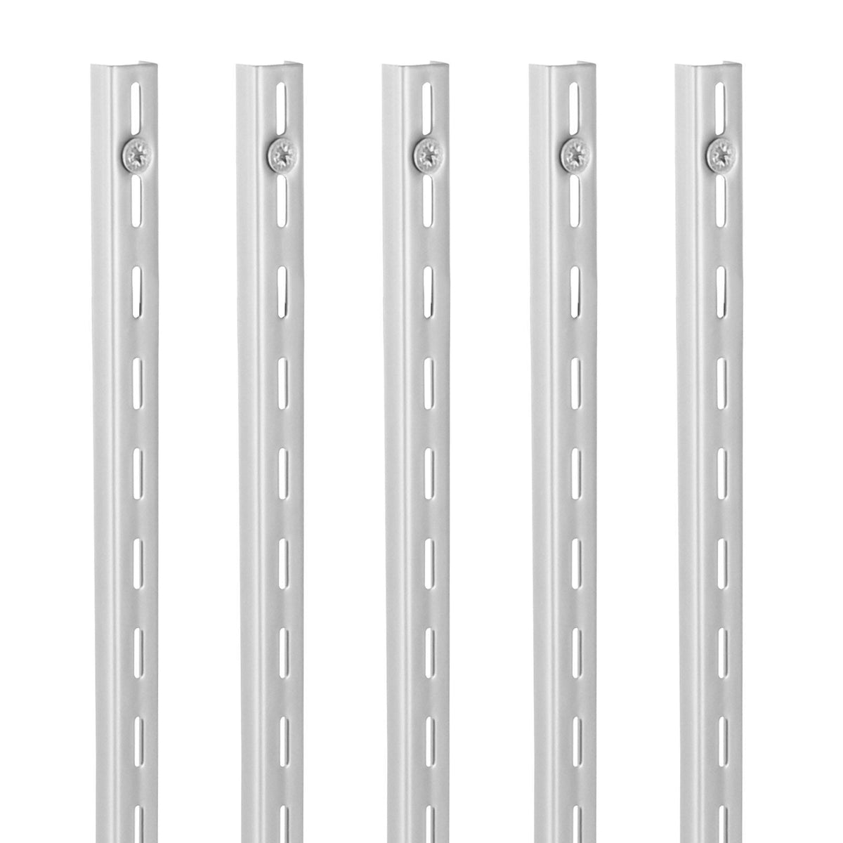 Shelf Track 39-inch 10 Pack Adjustable Steel Wall Mounted Shelf Pilaster