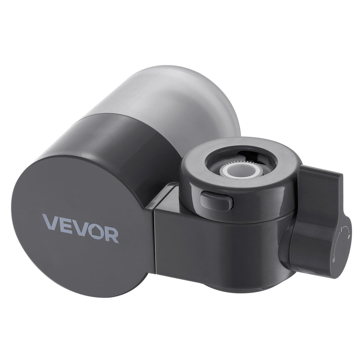 Faucet Mount Water Filter Sink Water Purifier for Kitchen Horizontal Gray