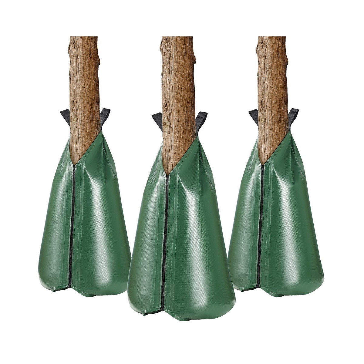 Tree Watering Bag Slow Release 3 Pack 20 Gallons, Water Bags for Trees, Refillable Tree Drip Irrigation Bags with Zipper, Durable Tree Watering System for Deep Root Targeting