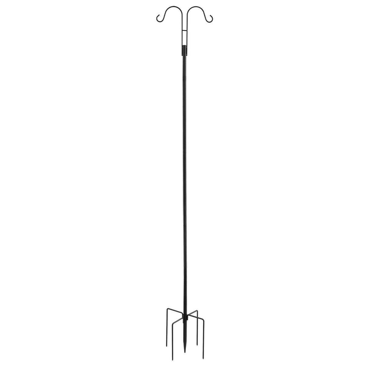 Double Shepherds Hook 8 Pack 76 Inch Heavy Duty Bird Feeder Pole