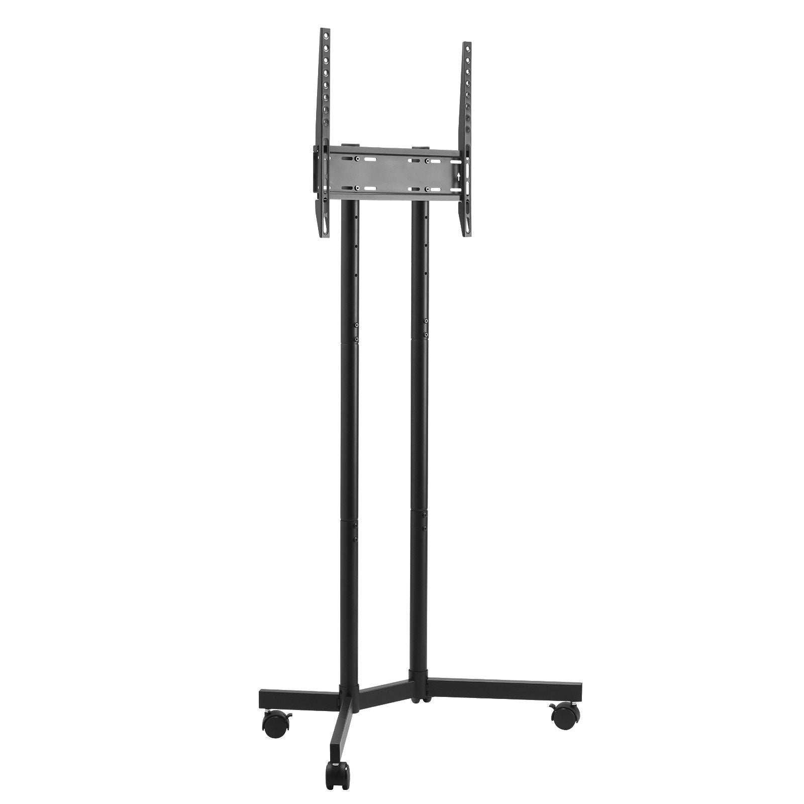 Rolling TV Stand, Mobile TV Cart for 32-65 Inch Screens, Height Adjustable, Portable Monitor Stand with Wheels Holds up to 88 lbs for Living Room, Bedroom, Office, Outdoor, Max VESA 400x400mm