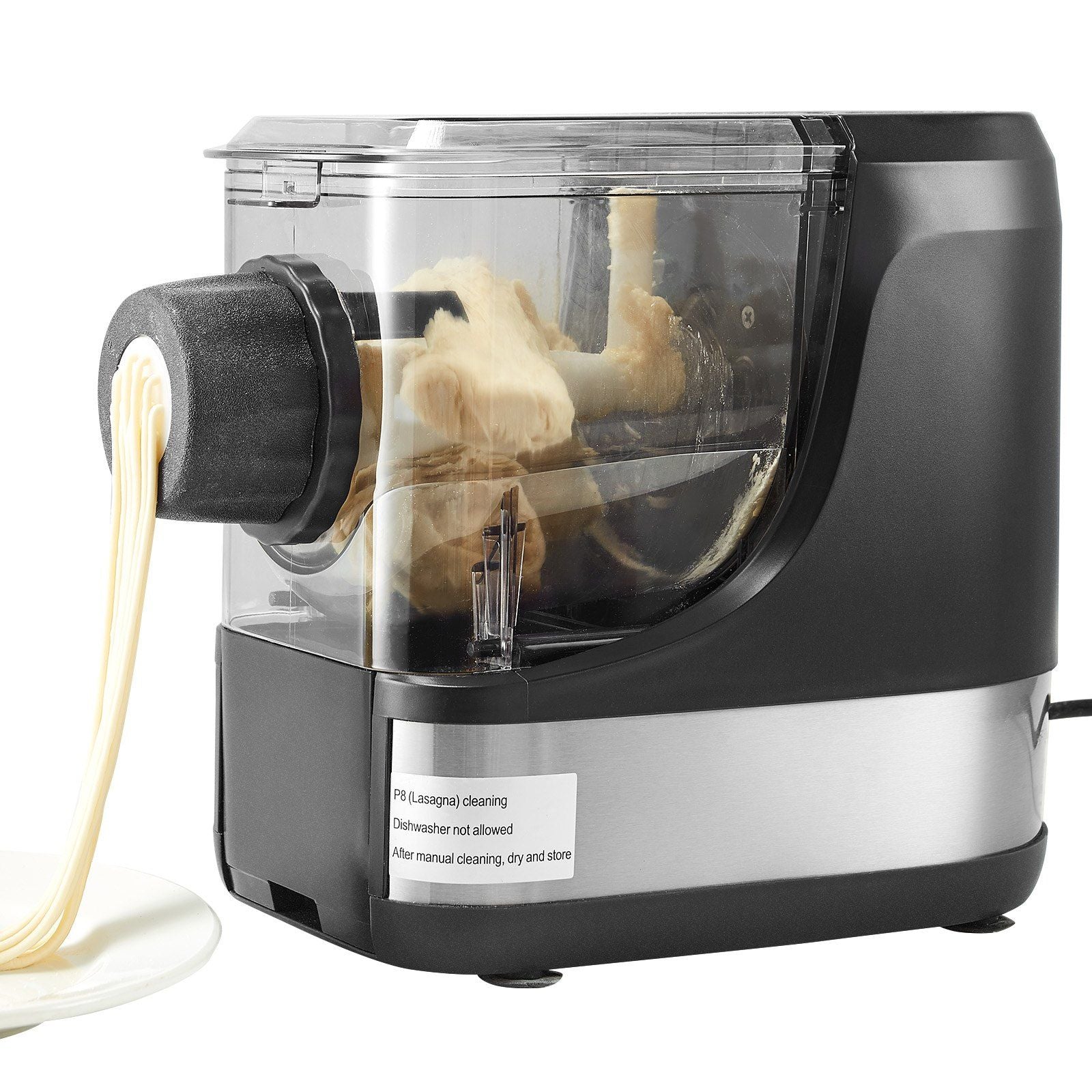 Electric Pasta Maker Automatic Noodle Making Machine with 8 Pasta Shape