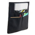 Chair Pockets for Classroom 24 Pack Seat Pocket with Name Tag Black