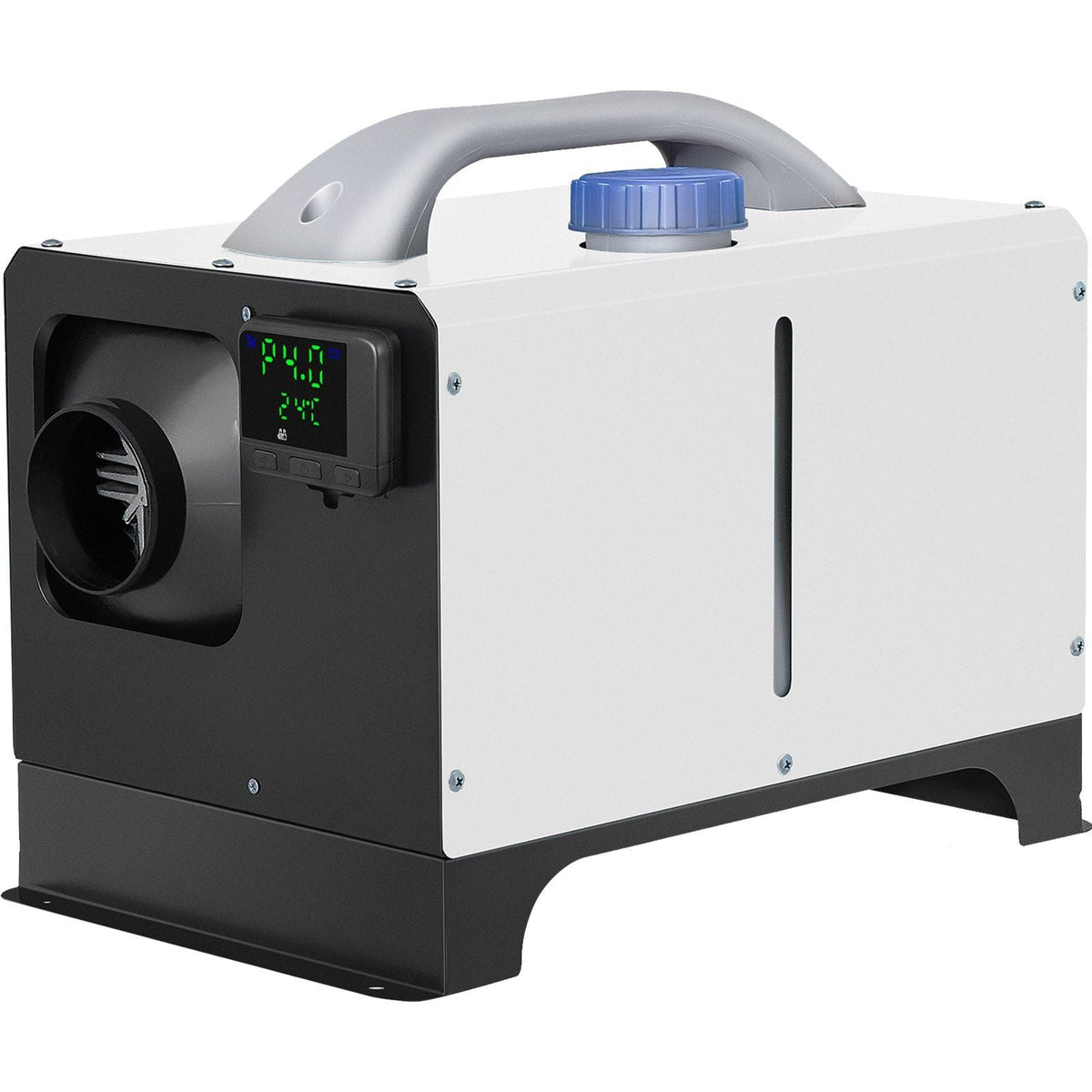 Diesel Air Heater 8KW Parking Heater 12V Truck Heater, One Air Outlet, with Black LCD Switch, Remote Control, Fast Heating Compact Diesel Heater, For Car, RV Truck, Boat, Campervans, Caravans