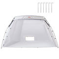 Portable Paint Booth, Larger Spray Paint Tent with Built-in Floor & Mesh Screen, Painting Tent Station for Furniture DIY Hobby Tool, 10x7x6ft Spray Paint Shelter