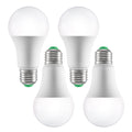Smart Light Bulbs, 4-Pack, 9W Multicolor LED Bulbs, 800 Lumens with Smart Control Compatibility for Vera, Google Assistant, Amazon Alexa, iOS, Android, RGB Color Changing
