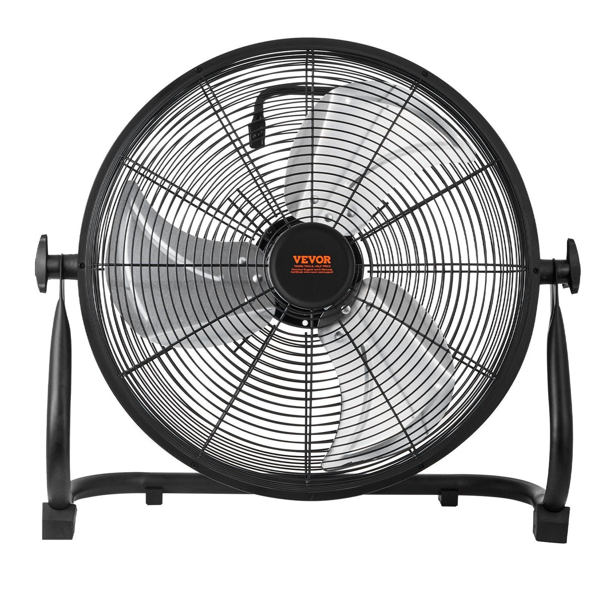 Cordless Fan 16 in, Portable Quiet Personal Fan for Home or Office, 360 Degree Manual Pivoting Head, Stepless Speed Regulation High Velocity Cordless Fan, Heavy Duty Metal Industrial Floor Fans
