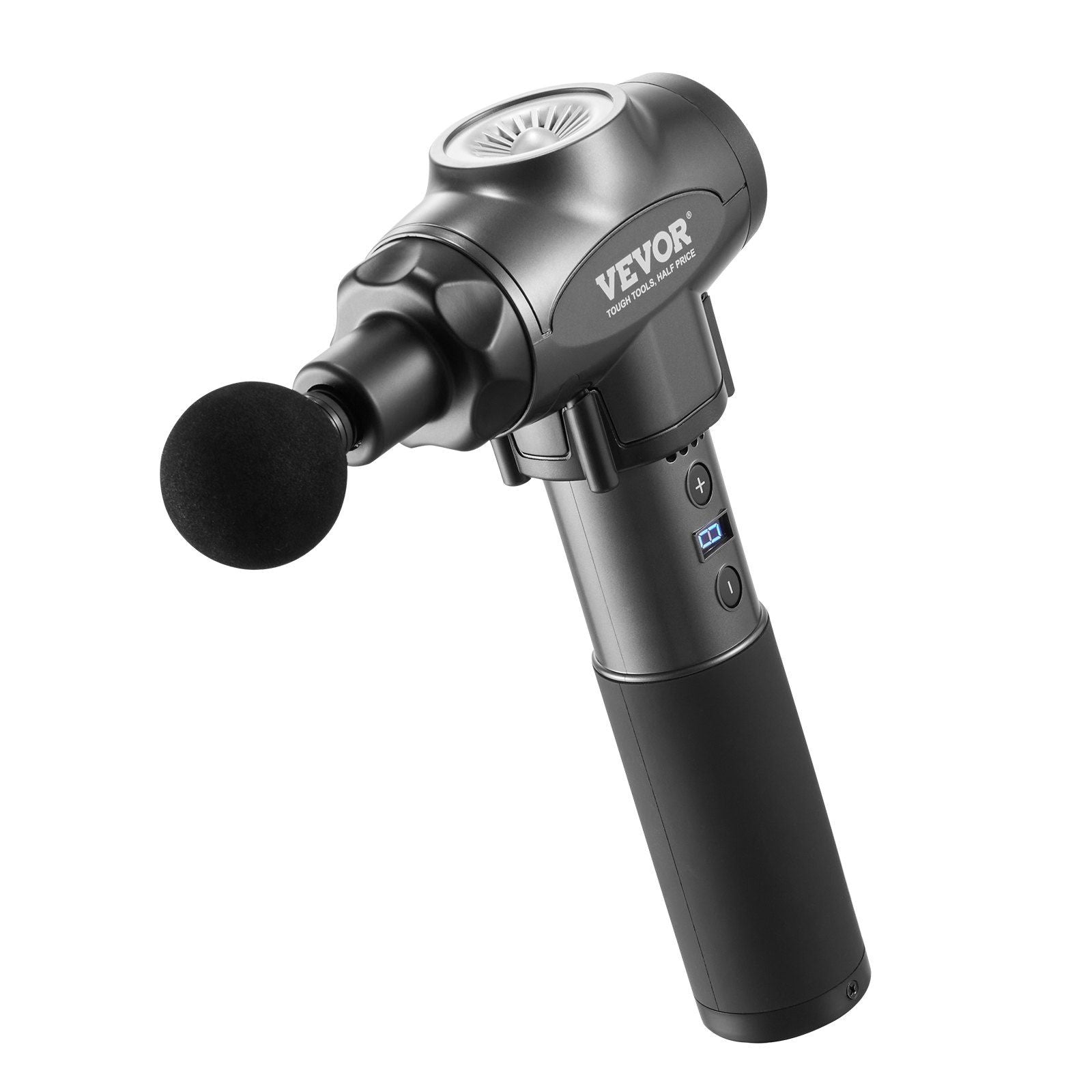 Massage Gun Deep Tissue with 9 Speed Levels & 6 Massage Heads, 24V 2500mAh Batteries, Percussion Muscle Massager for Athletes, Handheld Electric Massage Gun for Pain Relief, Muscle Relaxation