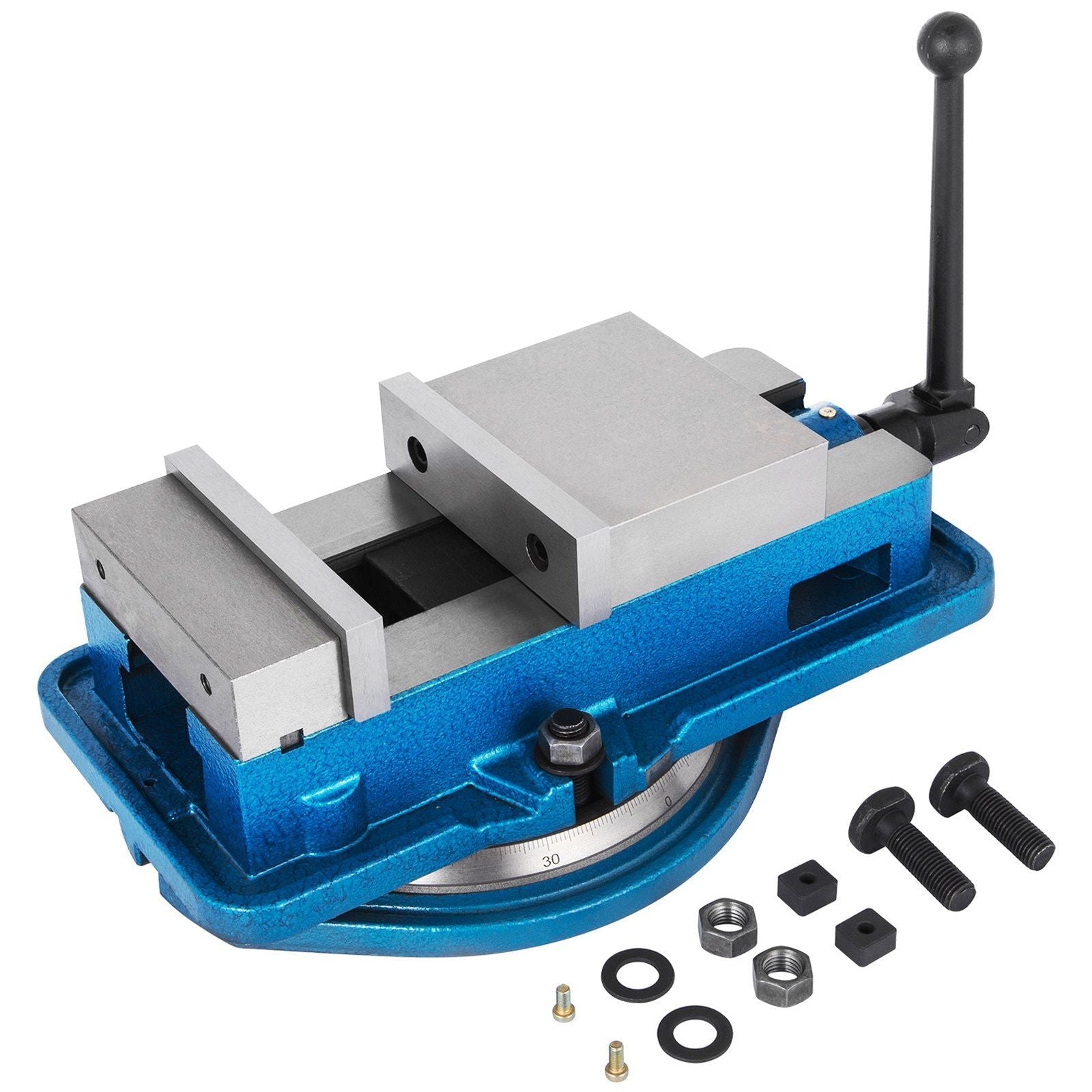 3 Inch Heavy Duty Milling Vise Bench Clamp Vise High Precision Clamping Vise 3 Inch Jaw Width with 360 Degree Swiveling Base CNC Vise
