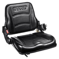 Universal Forklift Seat, Fold Down Tractor Seat with Adjustable Angle Back, Micro Switch and Retractable Seatbelt, 6.3-13.4 inch Slot Forklift Seat for Tractor Loader Excavator