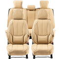 Seat Covers, Universal Car Seat Covers Full Set Seats, Front and Rear Seat, 13pcs Faux Leather Seat Cover, Full Enclosed Design, Detachable Headrest and Airbag Compatible, for Most Car SUV Truck