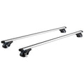 Universal Roof Rack Cross Bars, 54" Aluminum Roof Rack Crossbars, Fit Existing Raised Side Rail with Gap, 200 lbs Load Capacity, Adjustable Crossbars with Locks, for SUVs, Sedans, and Vans