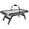 Air-Powered Hockey Table, 89" Indoor Hockey Table for Kids and Adults, LED Sports Hockey Game with 2 Pucks, 2 Pushers, and Electronic Score System, Arcade Gaming Set for Game Room Family Home