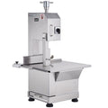 Commercial Electric Meat Bandsaw, 2200W Stainless Steel Countertop Bone Sawing Machine, Workbeach 18.5" x 20.9", 0-7.1 Inch Cutting Thickness, Frozen Meat Cutter with 6 Blades for Rib Pork Beef