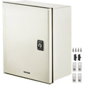 Fiberglass STELL Enclosure, 12 x 10 x 6'' NEMA 4X Fiberglass Electrical Box, IP66 Waterproof & Dustproof, Outdoor/Indoor Electrical Junction Box, with Mounting Plate(30 x 25 x 14 cm)