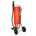 10 Gallon Heavy-Duty Sand Blaster, 60-110 PSI High Pressure Sandblaster, Portable Abrasive Blasting Tank, Air Sand Blasting Kit with 2 Ceramic Nozzles & 7.5ft Hose for Stain, Rust, Paint Removal