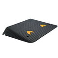Rubber Threshold Ramp, 4" Rise Wheelchair Ramp Doorway, Recycled Rubber Power Curb Ramp Rated 33069 Lbs Load Capacity, Non-Slip Textured Surface Rubber Ramp for Wheelchair Car Scooter