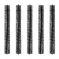 Gutter Brush, 15 Feet Total Length 4.33 inch Diameter Gutter Cleaning Tools, Ground-Level Gutter Brush Leaf Guard for 5 Inch Gutters, Easily Clear roof Leaves and Debris, 5 Pack