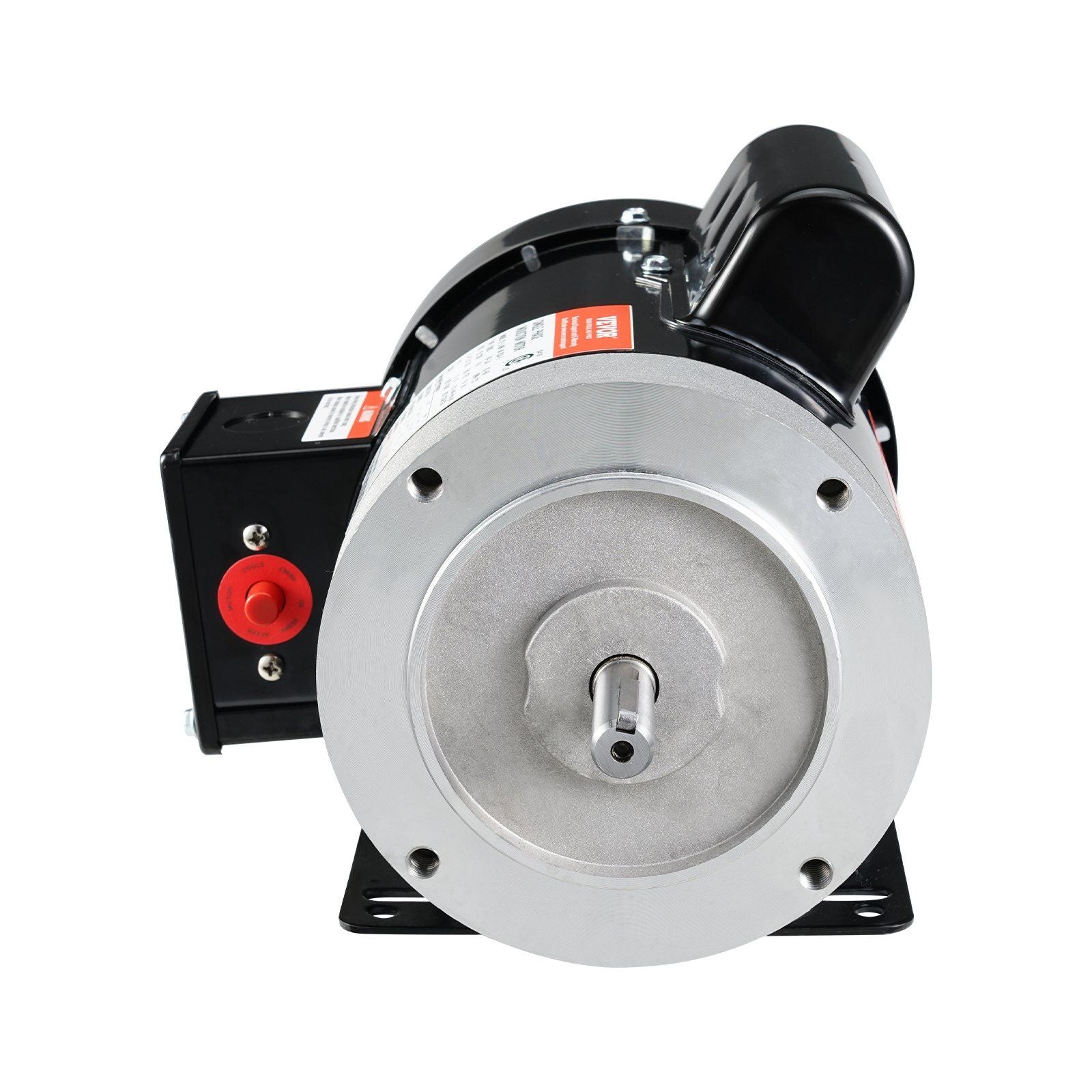 1HP Electric Motor 1725 rpm, AC 115V/230V, 56C Frame, Air Compressor Motor Single Phase, 5/8" Keyed Shaft, CW/CCW Rotation for Agricultural Machinery and General Equipment