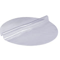 Clear Table Cover Protector, 48 inch/1230 mm Round Table Cover, 1.5 mm Thick PVC Plastic Tablecloth, Waterproof Desktop Protector for Writing Desk, Coffee Table, Dining Room Table