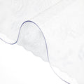 Plastic Table Cover 24 x 60 Inch, 1.5 mm Thick Clear Table Protector, Rectangle Clear Desk Mat, Waterproof & Easy Cleaning for Office Dresser Night Stand