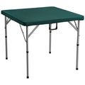 Mahjong Table Fold-in-Half 4 Player Card Table & Wear-Resistant Tabletop