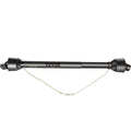 PTO Shaft, 1-3/8" PTO Drive Shaft, 6 Spline Tractor, Round Implement Ends PTO Driveline Shaft, Series 4 Tractor PTO Shaft, 43"-61" Brush Hog PTO Shaft Black, for Finish Mower, Rotary Cutter