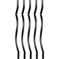 Deck Balusters, 61 Pack Metal Deck Spindles, 29.5"x1" Staircase Baluster with Screws, Aluminum Alloy Deck Railing for Wood and Composite Deck, Stylish Baluster for Outdoor Stair Deck Porch