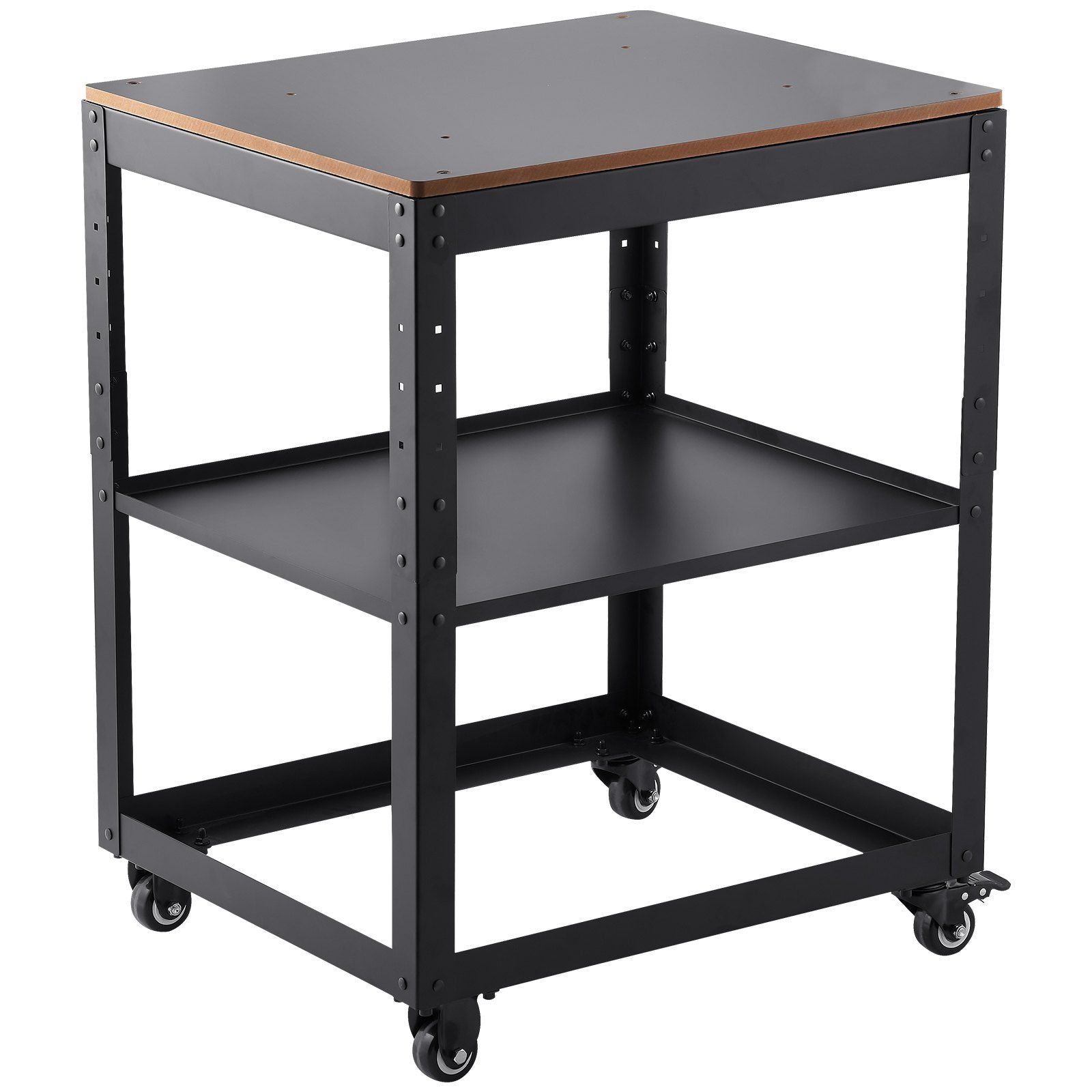 Planer Stand, 100 lbs / 45 kg heavy loads, Three-Gear Height Adjustable Thickness Planer Table,with 4 Stable Casters & Storage Space, for most planers, saws, bench-top machines, power tools