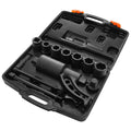 Torque Multiplier, 1 Inch Drive Lug Nut Wrench/Multiplier Heavy Duty Torque Multiplier Wrench Set, 1:58 4800N.m Lug Nut Remover, Includes 8 Sockets (24-38mm) and Storage Case