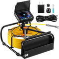 Sewer Camera, 98.4 ft/30 m, 4.3" Pipe Drain Inspection Camera with DVR Function and LED Lights, Waterproof IP68 Borescope, Industrial Endoscope for Home Wall Duct Drain Pipe Plumbing
