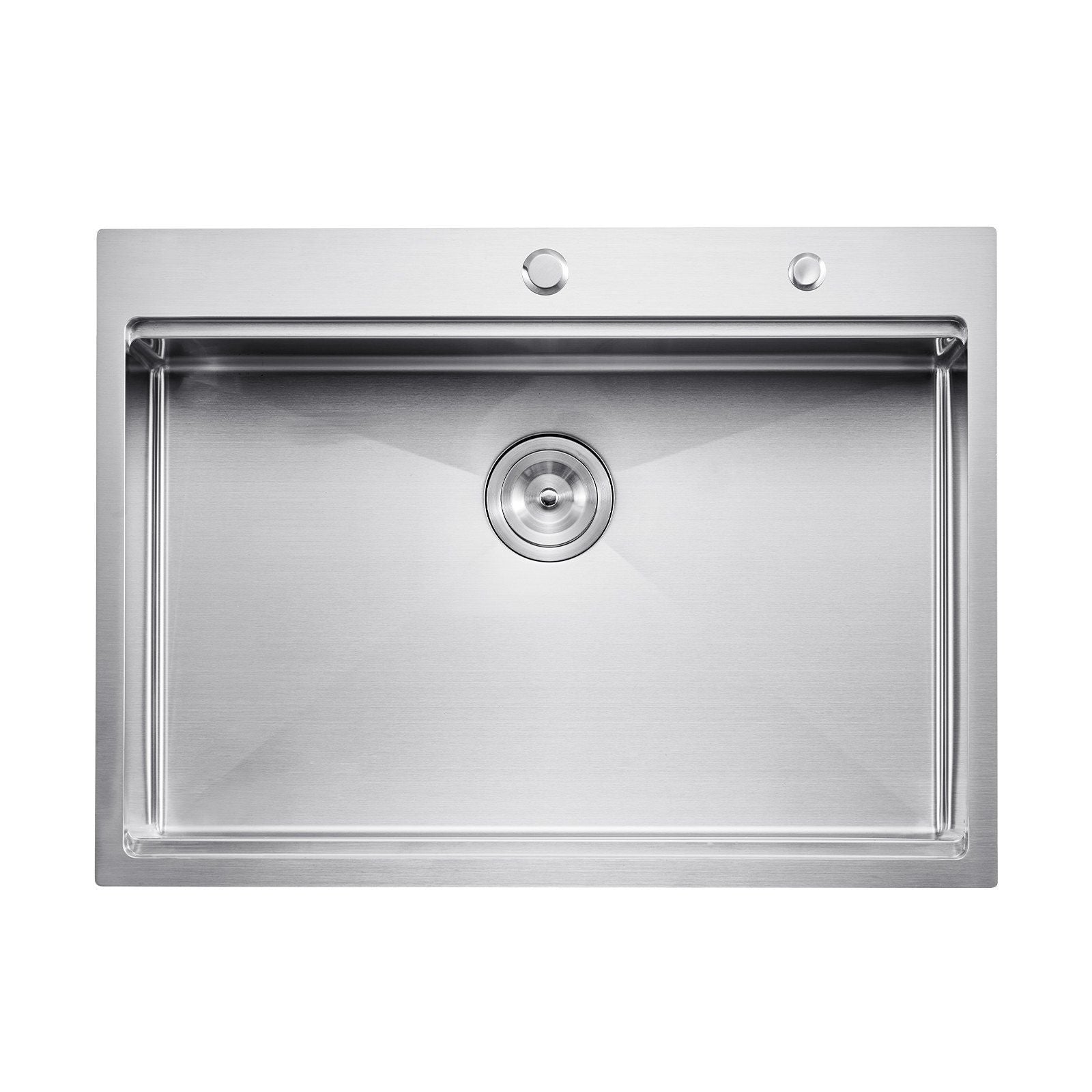 30" Kitchen Sink Top Mount Single Bowl Drop-In Basin Stainless Steel Bar