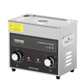 3L Ultrasonic Cleaner with Heater and Timer, 150W Stainless Steel Ultrasonic Cleaner Machine with Degas & Gentle Modes, Ultrasonic Parts Cleaner with Knob Control for Jewelry Glasses Watch