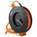 Retractable Air Hose Reel 3/8 IN x 100 FT Rubber Air Hose Reel Max 300 PSI