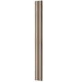 Wood Slat Acoustic Panels 7.9 x 94.5 inch for Modern Wall Decor Silver Wood