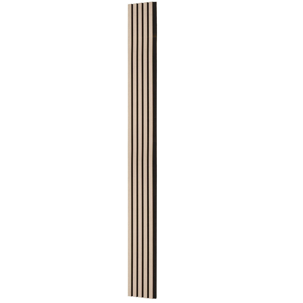 Wood Slat Acoustic Panels 7.9 x 94.5 inch for Modern Wall Decor Silver Wood