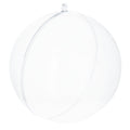 5.5-Inch DIY Fillable Clear Plastic Christmas Ball Ornament
