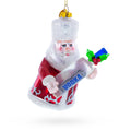 Santa with Vodka Glass Christmas Ornament