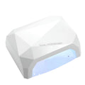 36W UV LED Lamp with 3 Time Settings and No Pain Mode for Quick and Even Fingernail & Toenail Gel Curing